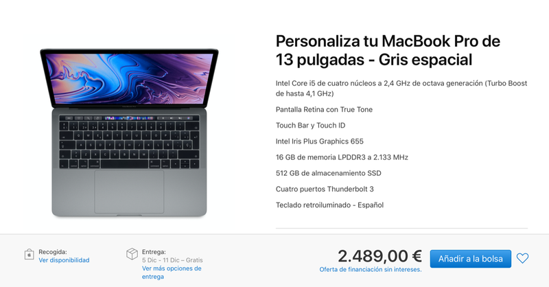 Macbook Pro 13 2020