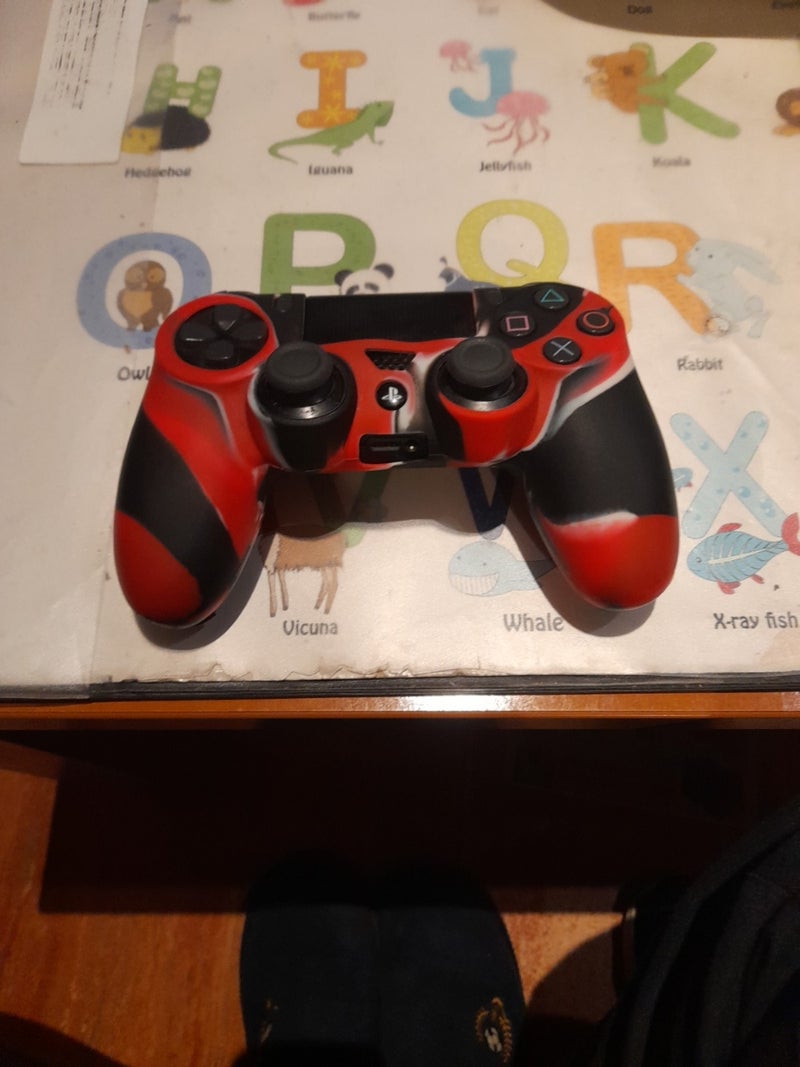 mando de ps4 con funda 