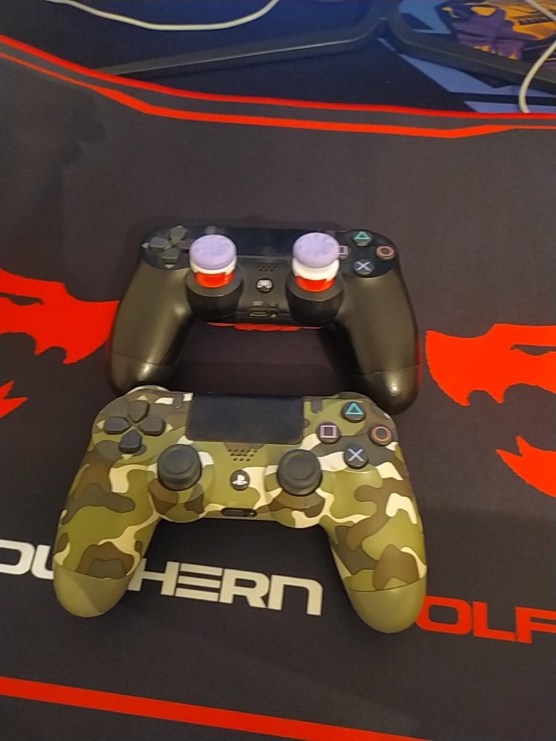 mando de ps4 uno con palancas y otro normal 