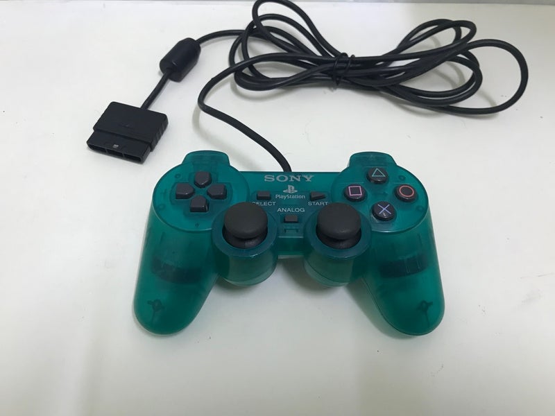 MANDO PS2 VERDE TRANS.