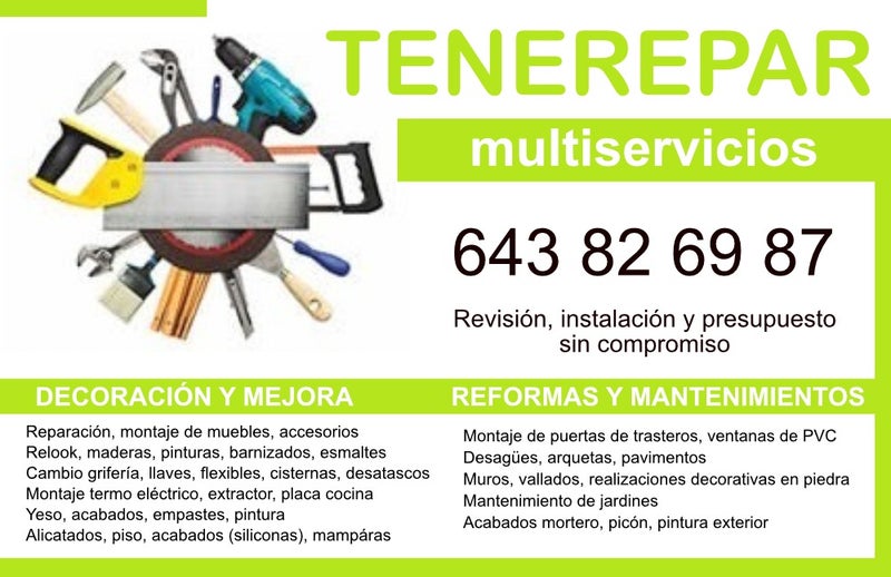 Manitas / mantenimiento/ reparaciones del hogar 