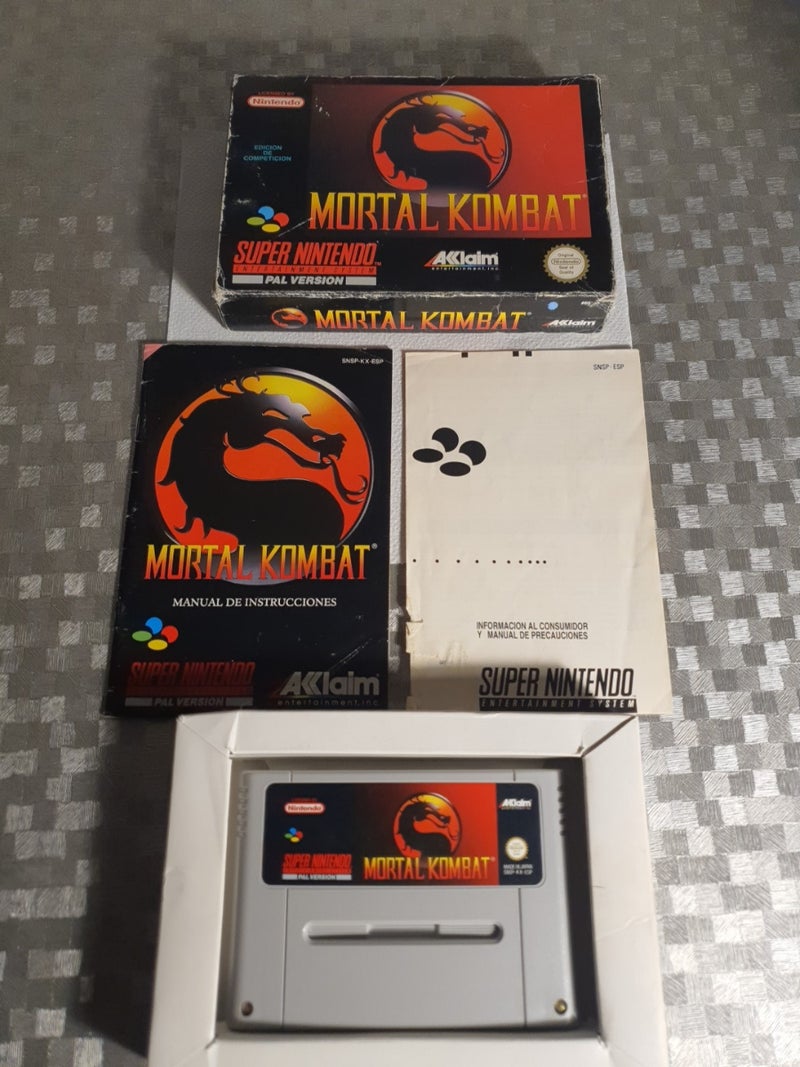 MORTAL KOMBAT ESPAÑOL SUPER NINTENDO