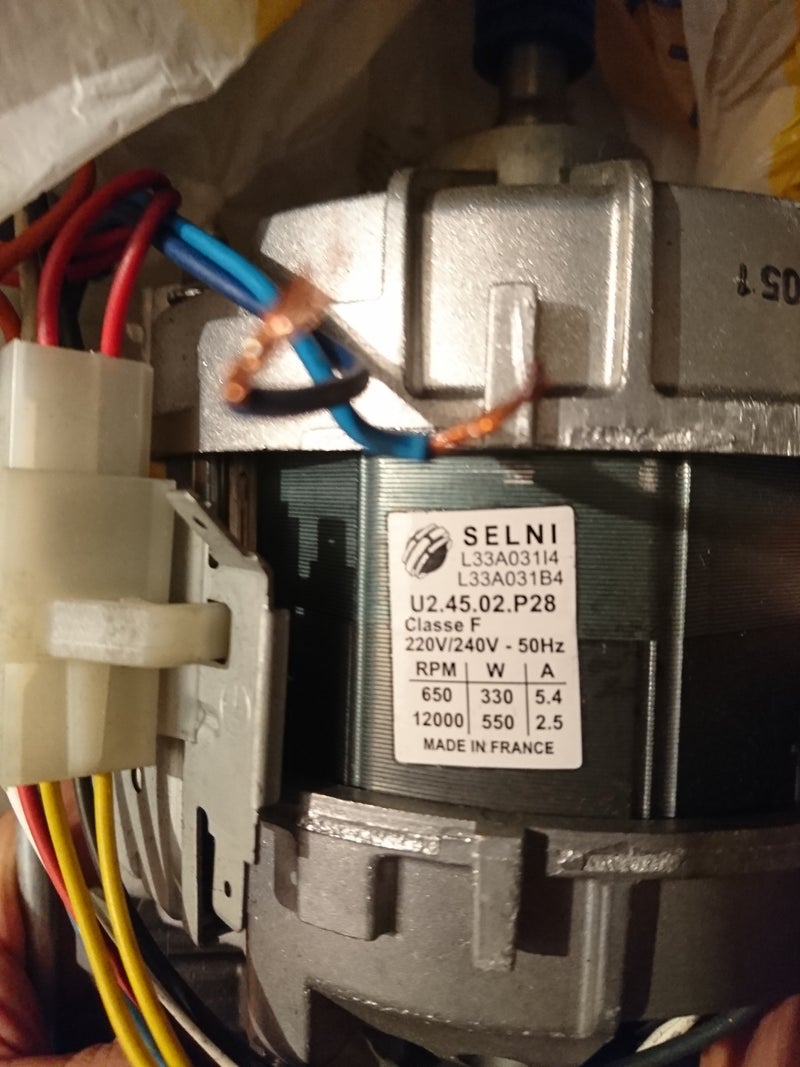 Motor de lavadora selni