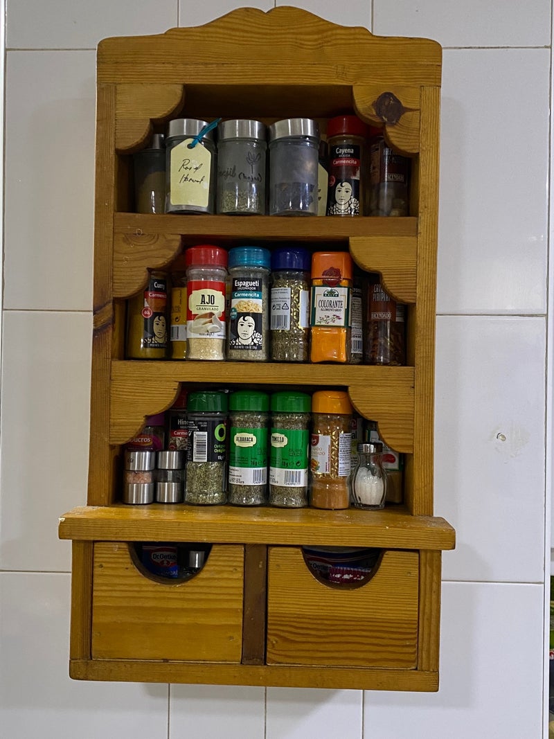 Mueble especiero cocina. 