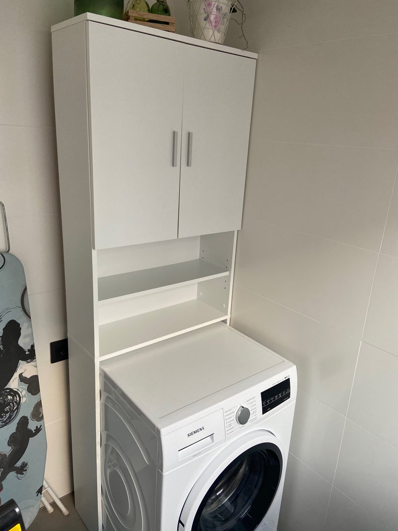 Mueble lavadora/tendedero