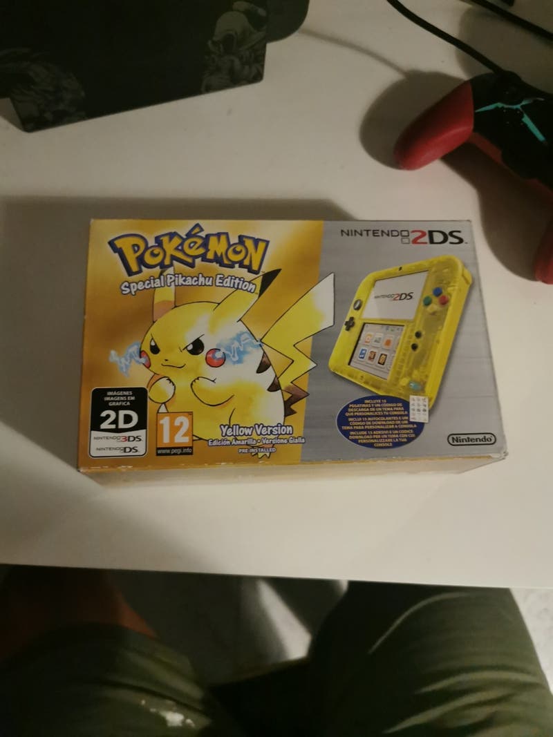 Nintendo 2ds pikachu edición 