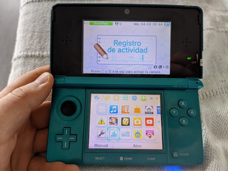 Nintendo 3ds azul