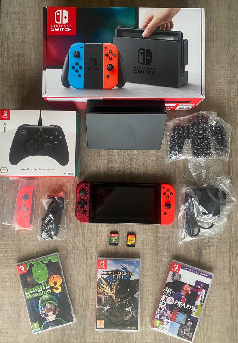 Nintendo Switch + 5 juegos