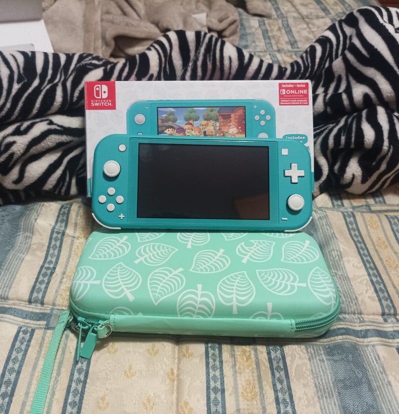 Nintendo Switch Lite Azul Turquesa 32GB + Funda