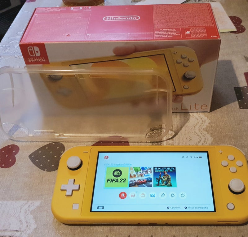Nintendo switch lite con juegos