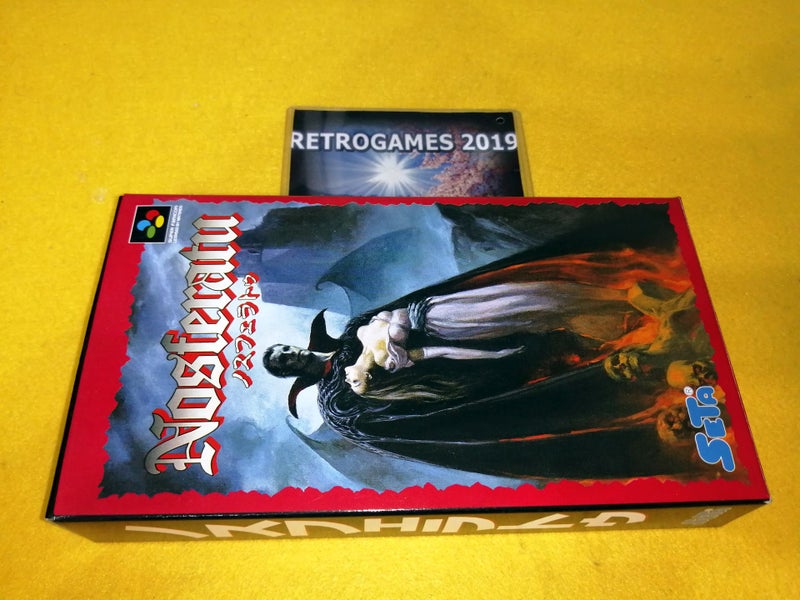 NOSFERATU NINTENDO SUPER FAMICOM REG CARD