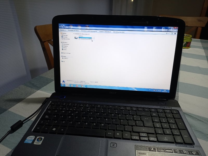 Ordenador portátil Acer aspire 5738z