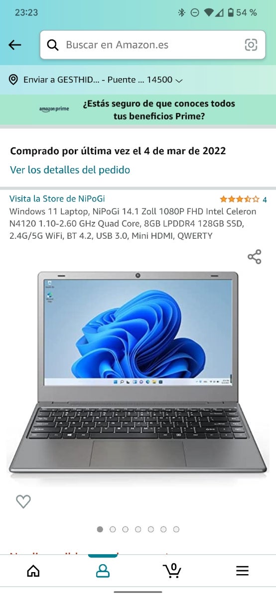 Ordenador Portátil (Nuevo sin uso)
