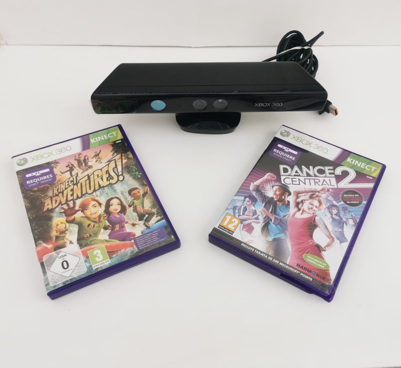 Original Kinect para Xbox 360s + 2 juegos