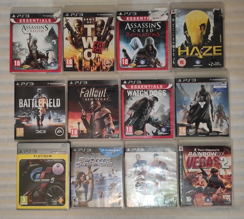 Pack 12 Juegos PS3 