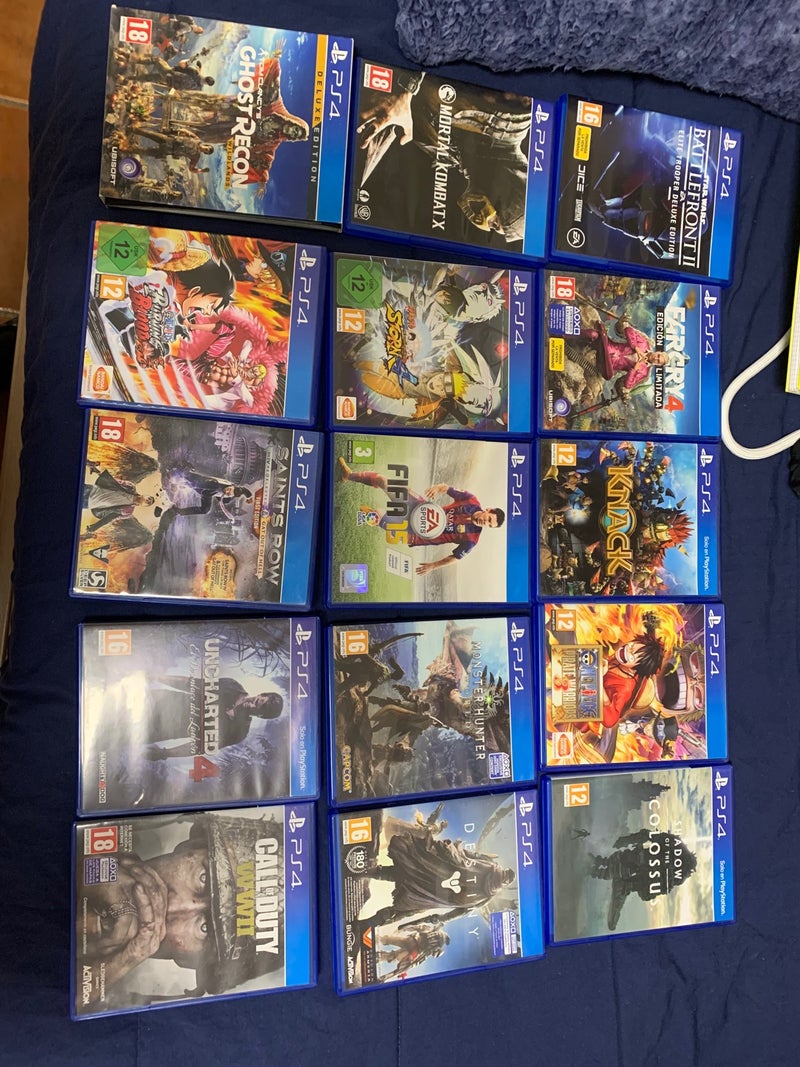 PACK 15 JUEGOS PS4