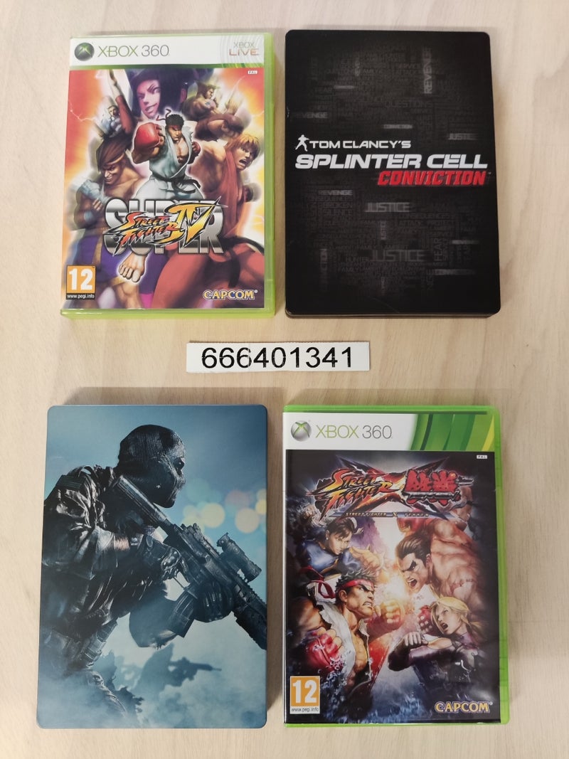Pack 4 juegos Xbox 360.