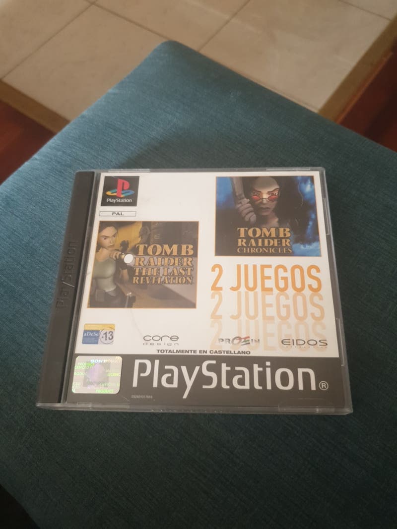 Pack dos juegos Tomb Raider. PlayStation.