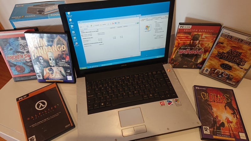 portatil asus w1000 retro-pc ocasión 