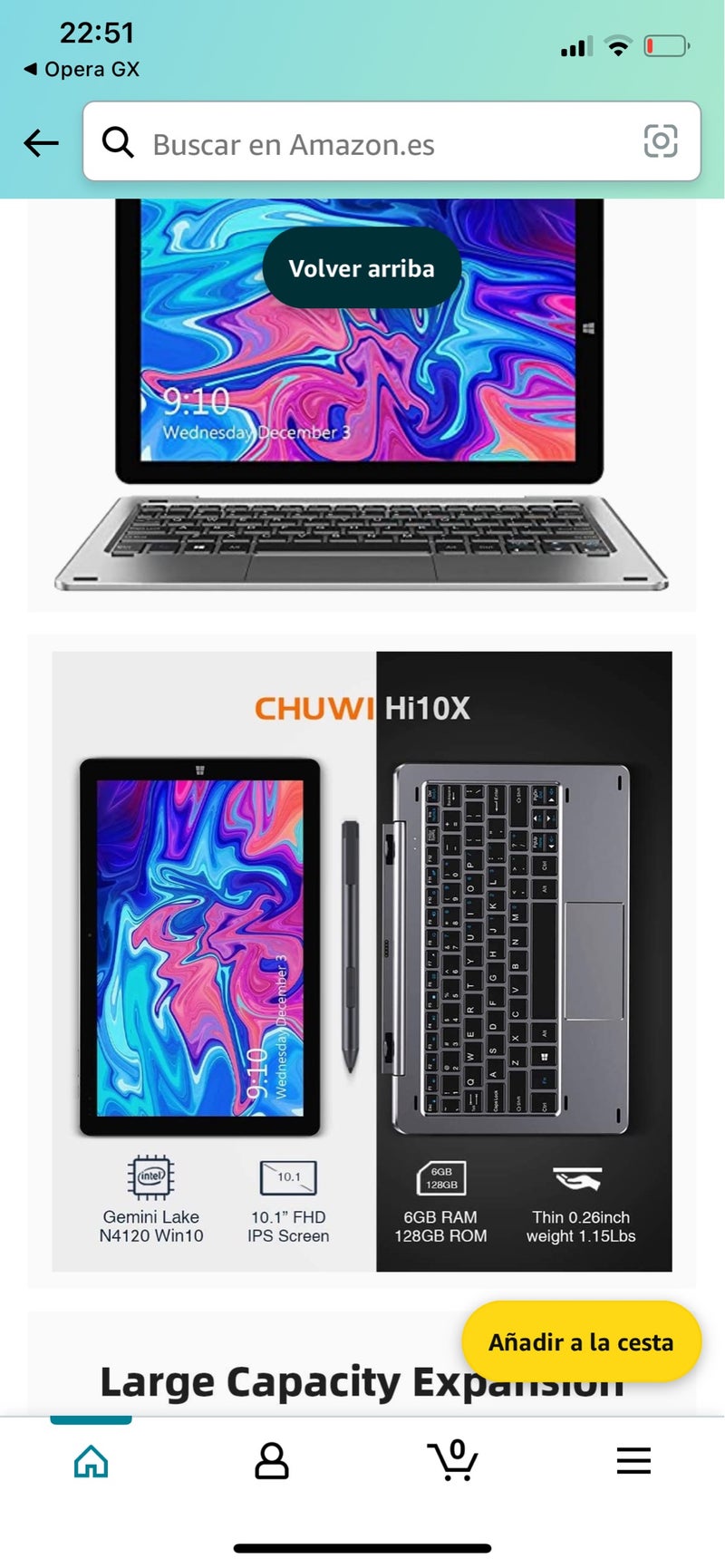 Portatil convertible 2 en 1