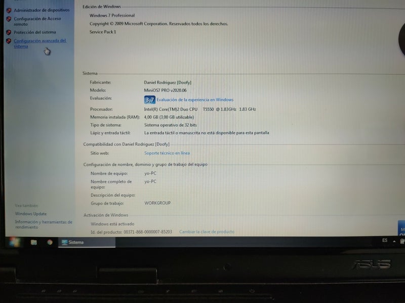  portátil asus X50VL