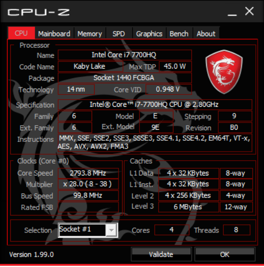Portátil Gamer MSI