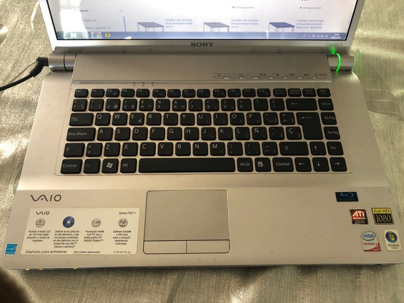 Portátil Sony Vaio PCG-3B1M