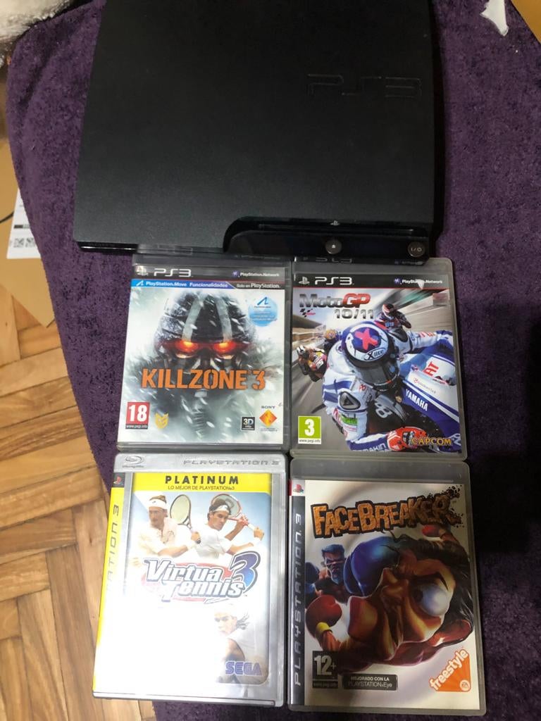 ps3 + 4 juegos 