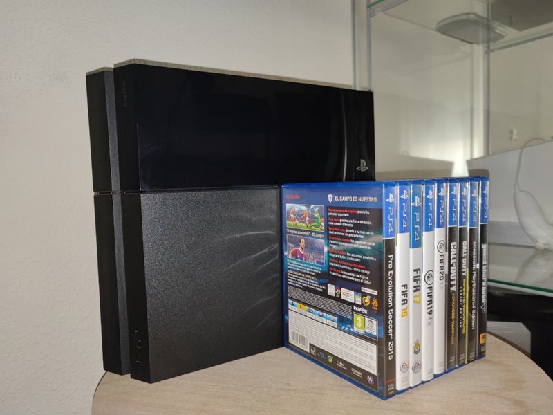 PS4 Fat (1ª generación) Firmware 9.0 + 9 Juegos