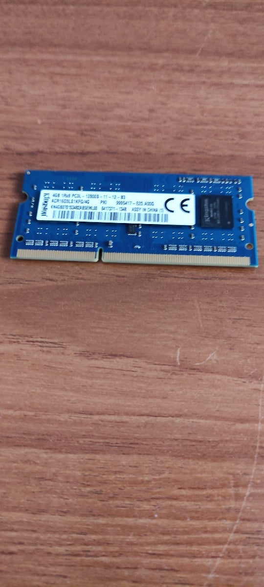 RAM Kingston 4 GB DDR3 para portátil