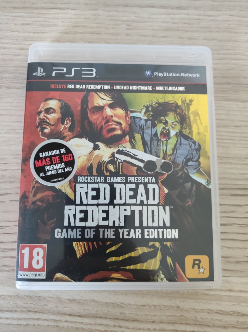 Red Dead Redemption Game Of The Year PS3