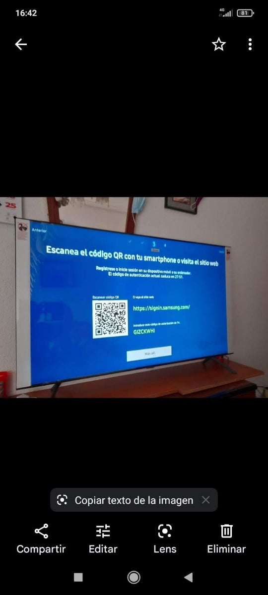 Samsung Smart TV de 55