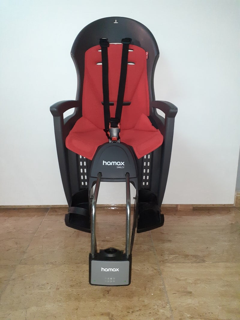 Silla portabebe Hamax smiley para bicicleta