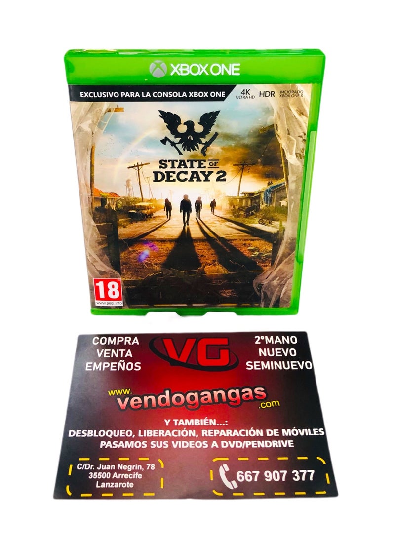 STATE OF DECAY 2 MICROSOFT XBOX ONE 