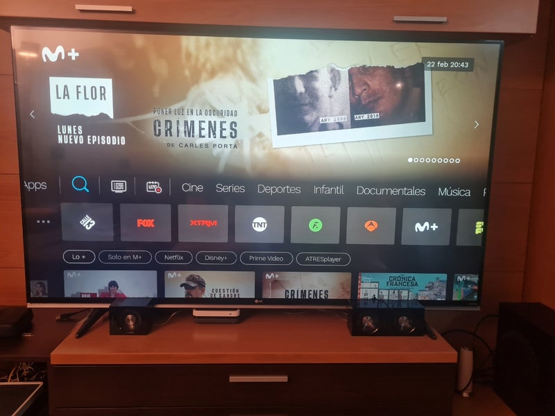 televisión LG 65'  3D