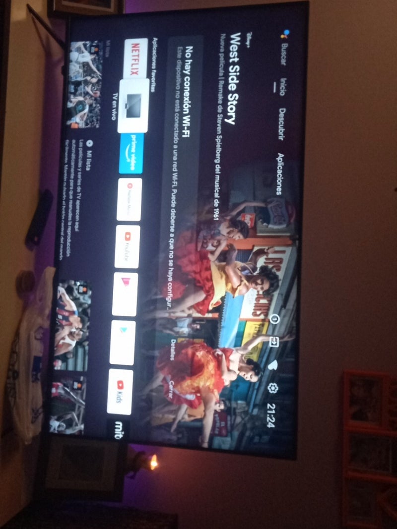 Televisión smart TV 50 pulgadas 