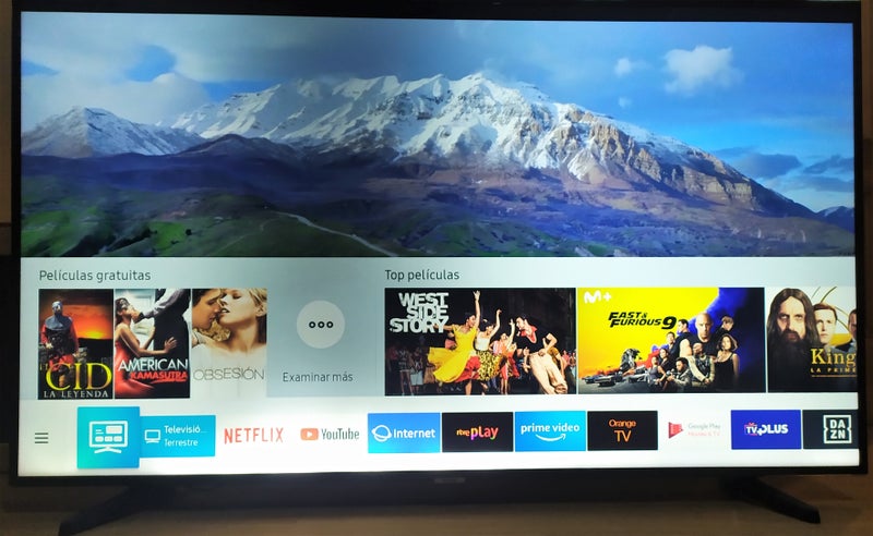 Televisión Smast TV Led SAMSUNG de 55