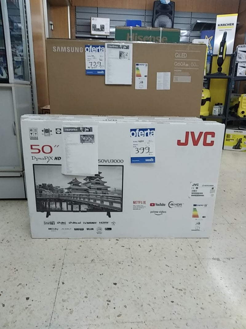 television de 50 pulgadas jvc 