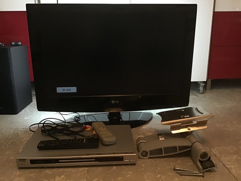 Televisor LG 32 + Soporte pared + DVD 