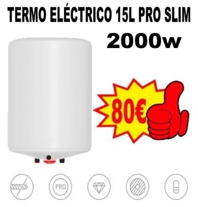 TERMO ELÉCTRICO 15L PRO SLIM
