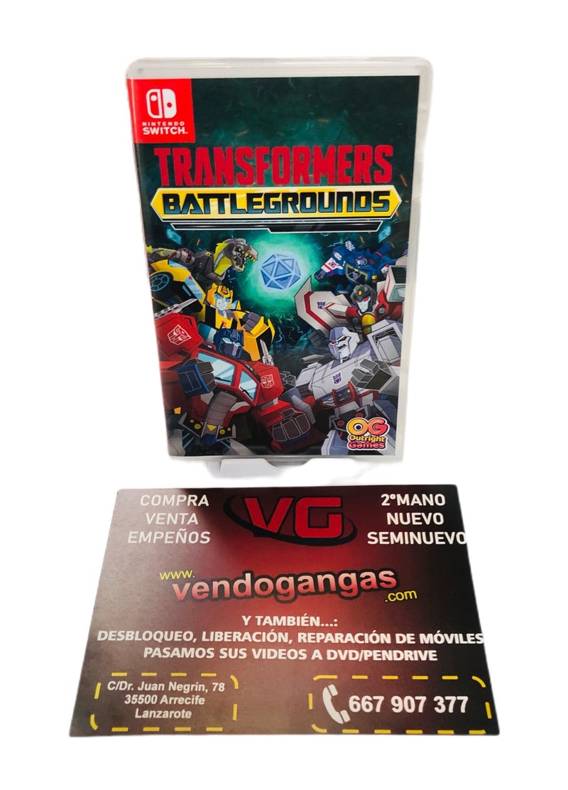 TRANSFORMERS BATTLEGROUNDS NINTENDO SWITCH 