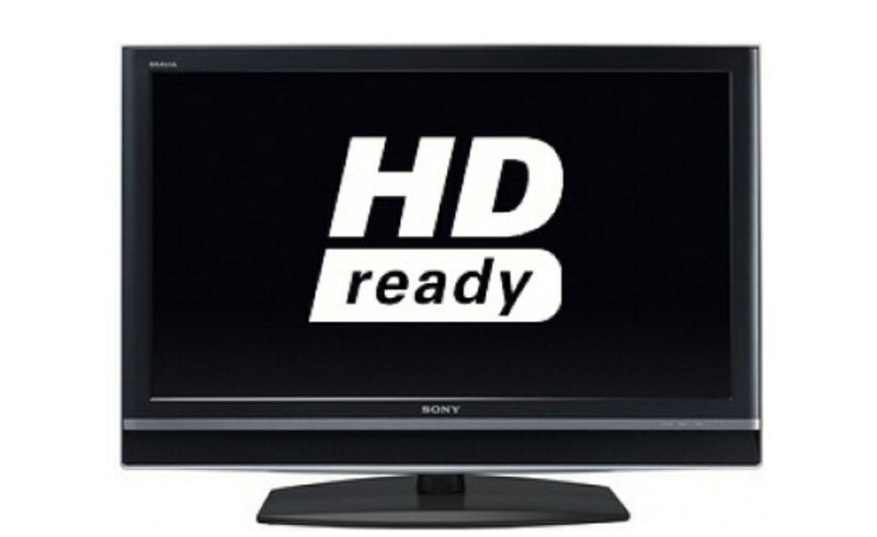 TV con soporte de pared