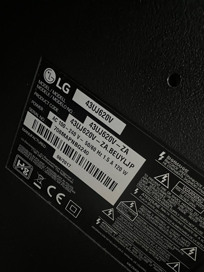Tv LG 43'