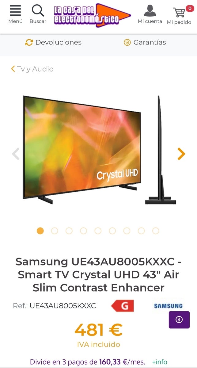 TV Samsung 43