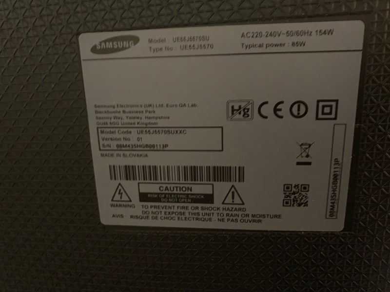 TV samsung UE55J5570SUXXC