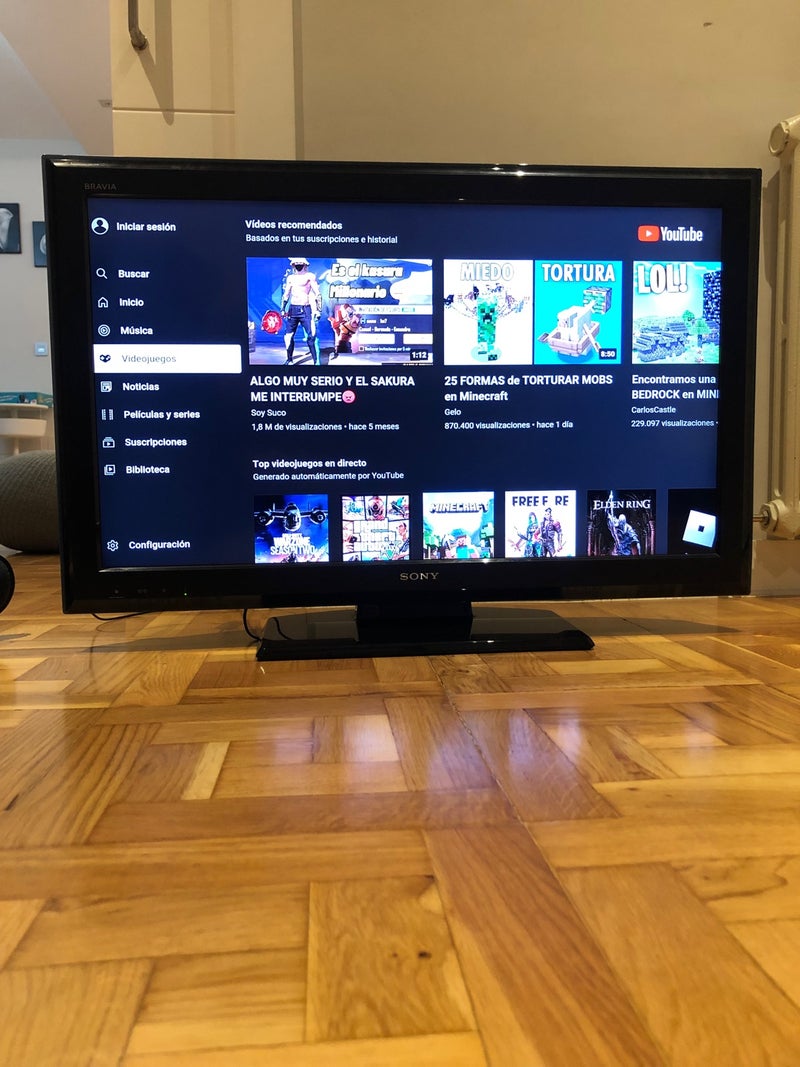 TV SONY BRAVIA 37 pulgadas + fire tv