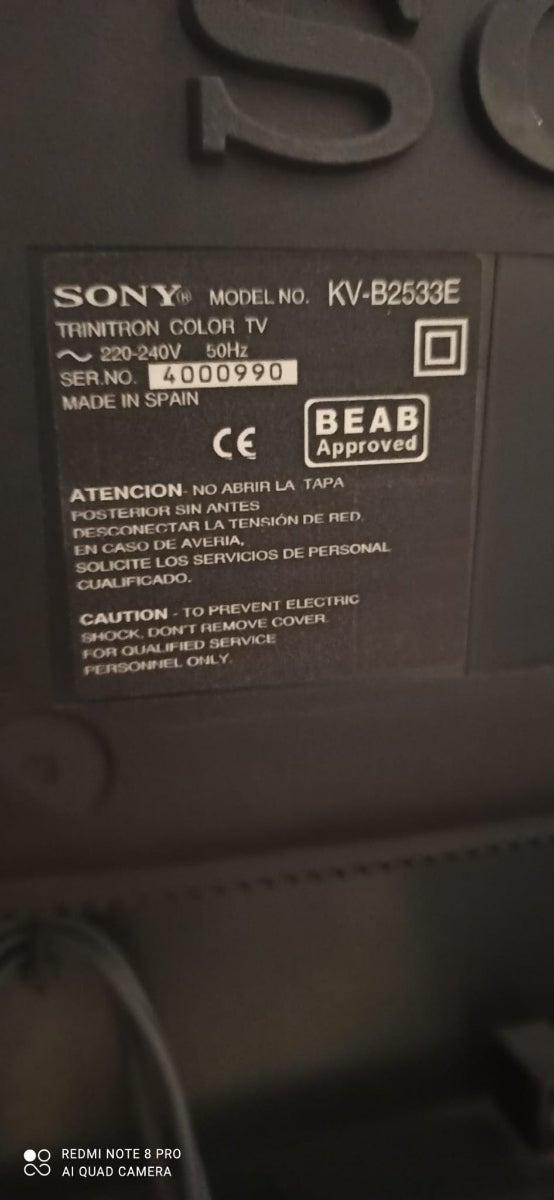 TV Sony Triniton
