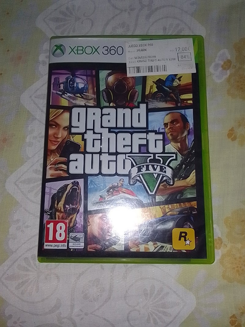 vendo juego del GTA 5 Xbox 360