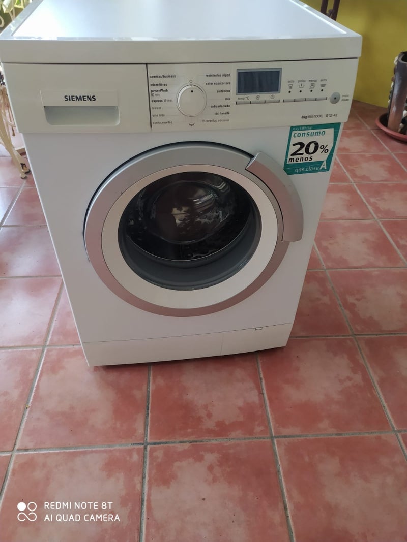 vendo lavadora siemens 8kg