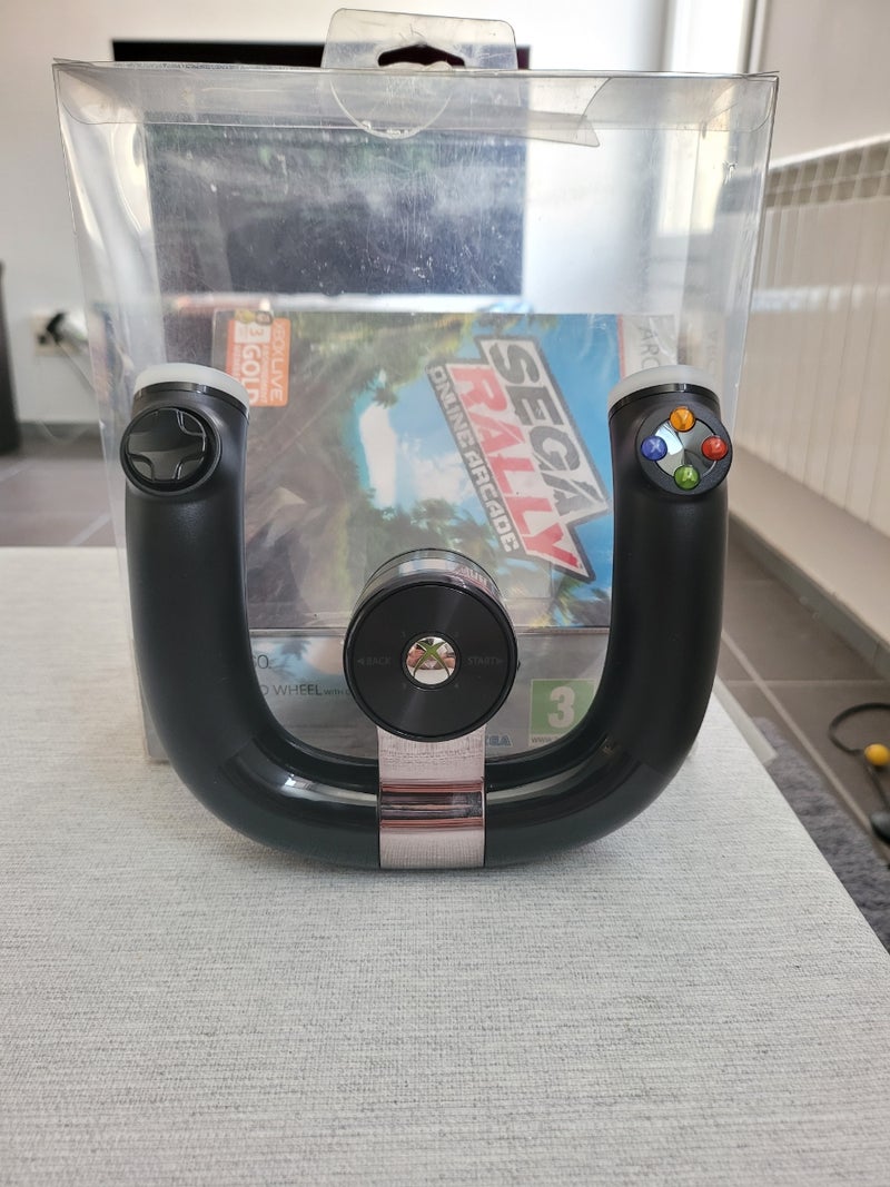 Volante Xbox 360 NUEVO SIN USAR + Sega rally